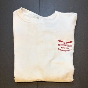 Skagen Ruths Hotel White Crewneck Sweatshirt NWOT